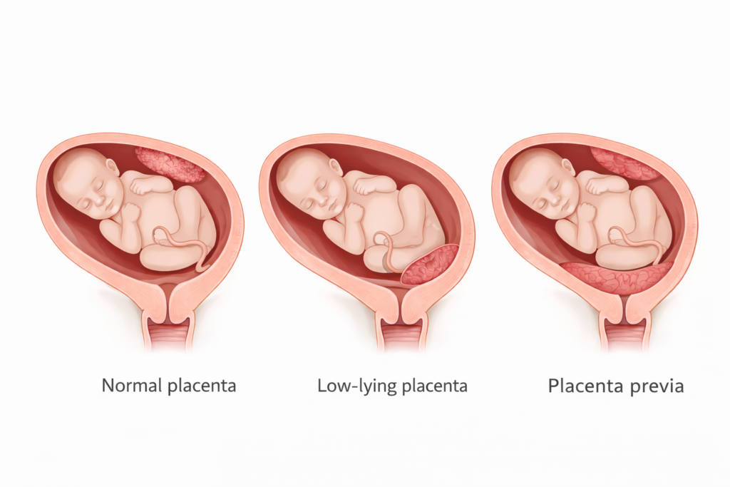 Placenta Previa vs Low-Lying Placenta