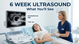 usg at 6 weeks pregnant what to expect