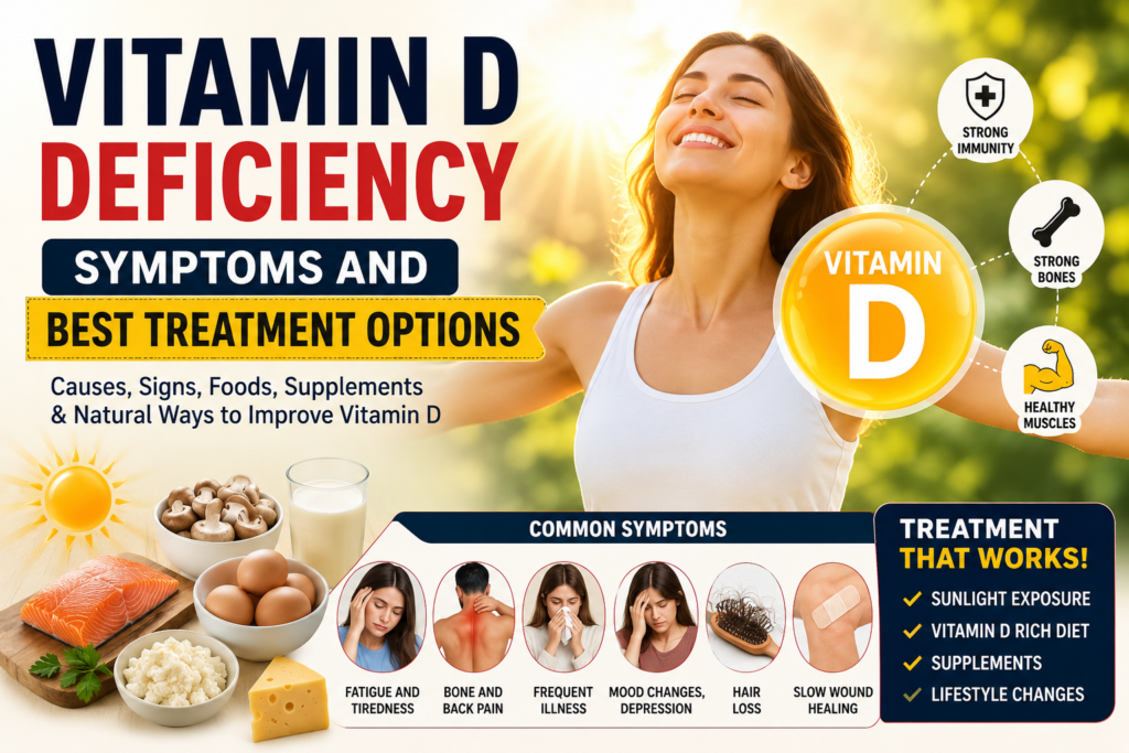Vitamin D Deficiency Symptoms and Best Treatment Options