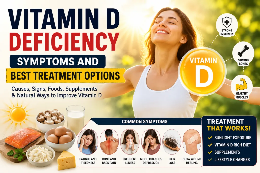 Vitamin D Deficiency Symptoms and Best Treatment Options