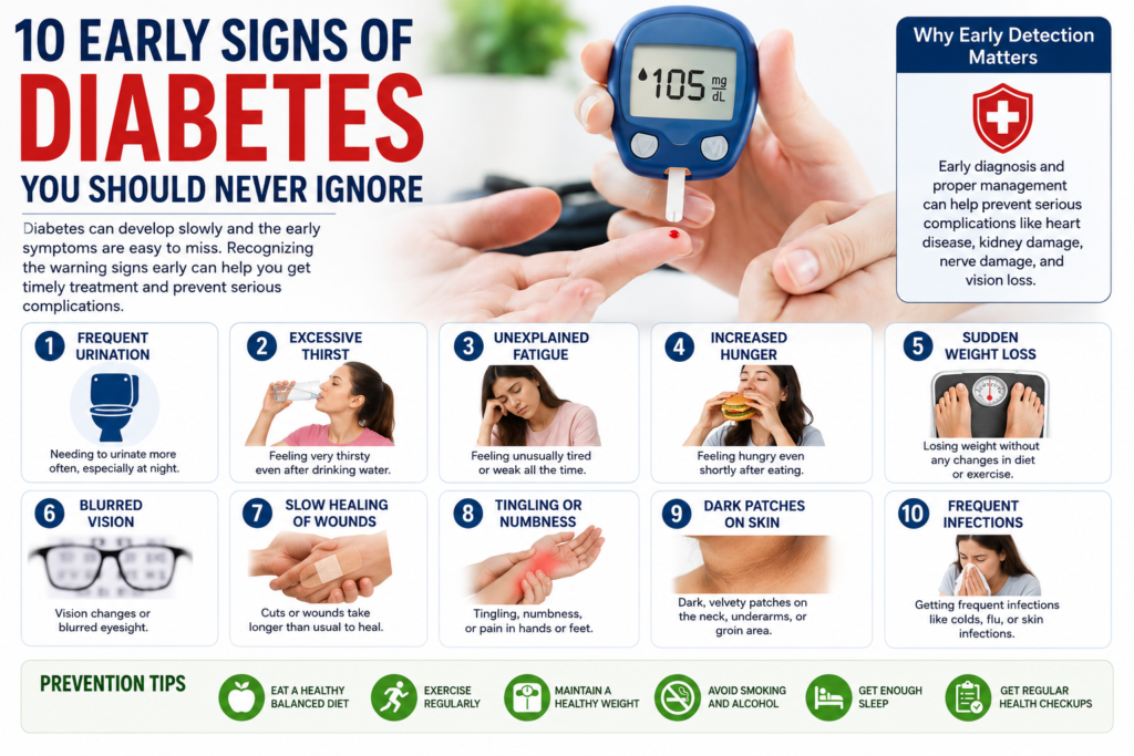 10 Early Signs of Diabetes