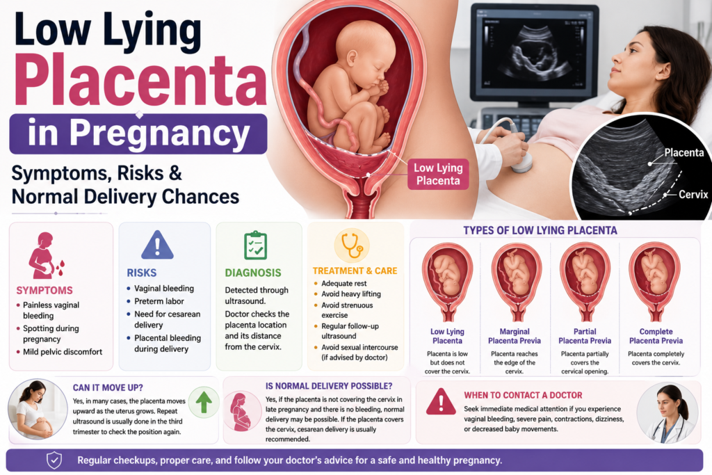 Low lying placenta in pregnancy
