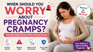 when should you worry about pregnancy cramps