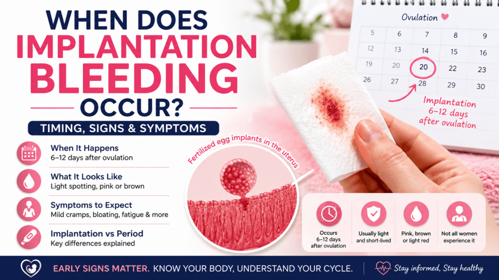 When Does Implantation Bleeding Occur?