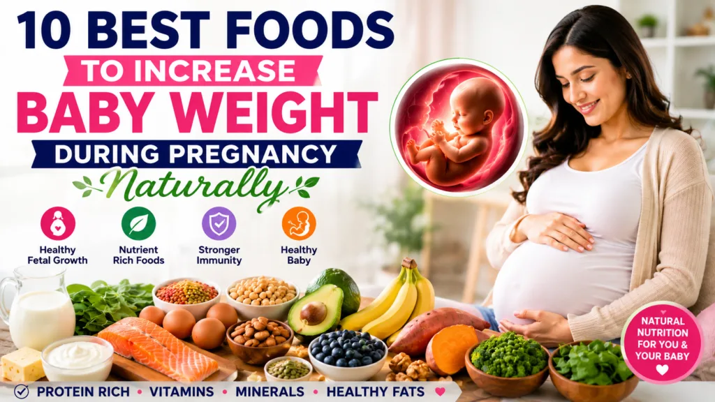 10 Best Foods to Increase Baby Weight During Pregnancy Naturally 10 Best Foods to Increase Baby Weight During Pregnancy Naturally