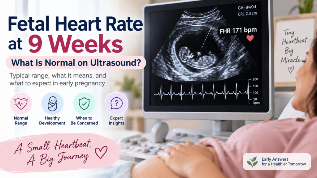 Fetal Heart Rate at 9 Weeks: What Is Normal on Ultrasound? Fetal Heart Rate at 9 Weeks