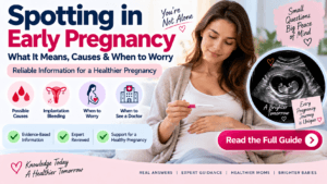 Spotting in early pregnancy explained with pregnancy ultrasound and warning signs