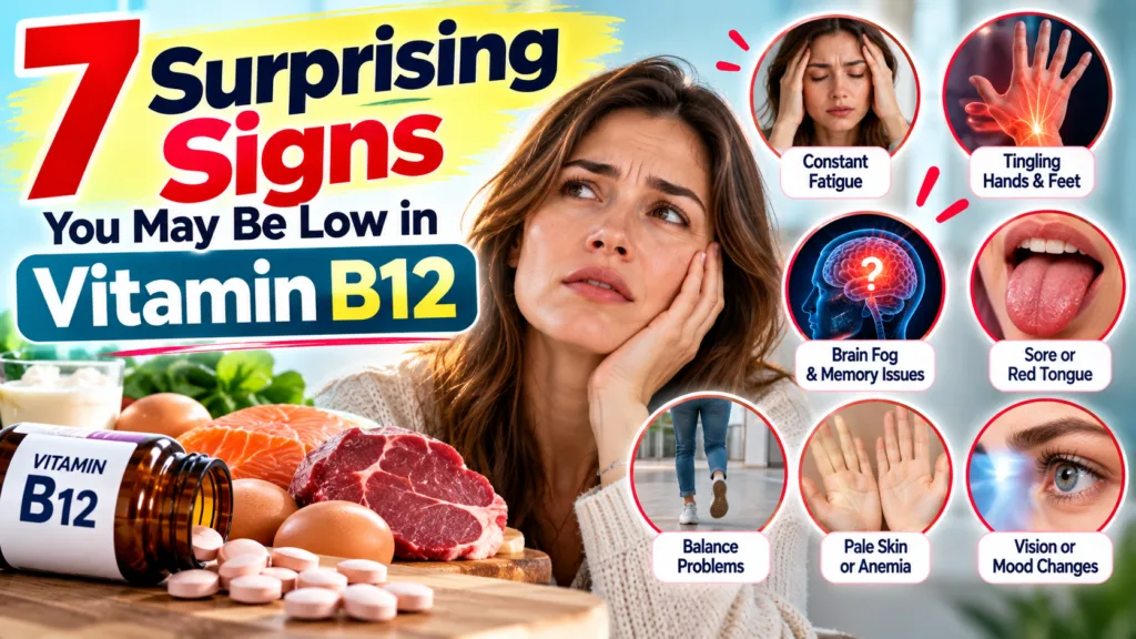 7 surprising signs of vitamin B12 deficiency in adults