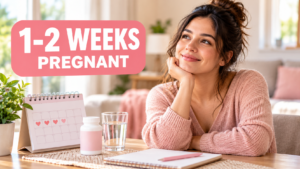 1–2 weeks pregnant hopeful moments