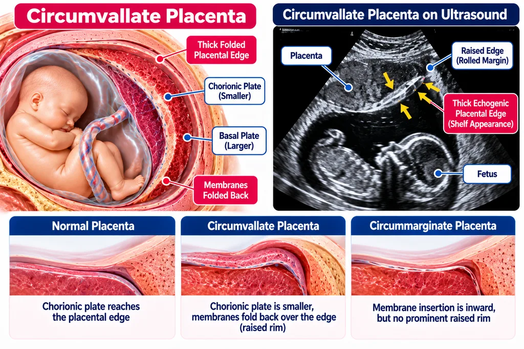Circumvallate Placenta: Ultrasound Signs, Risks & Pregnancy circumvallate placenta