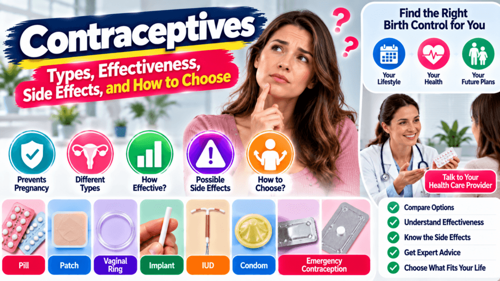 Contraceptives: Types, Effectiveness, Side Effects, and How to Choose contraceptive guide types and choices