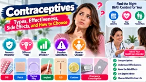 Home contraceptive guide types and choices