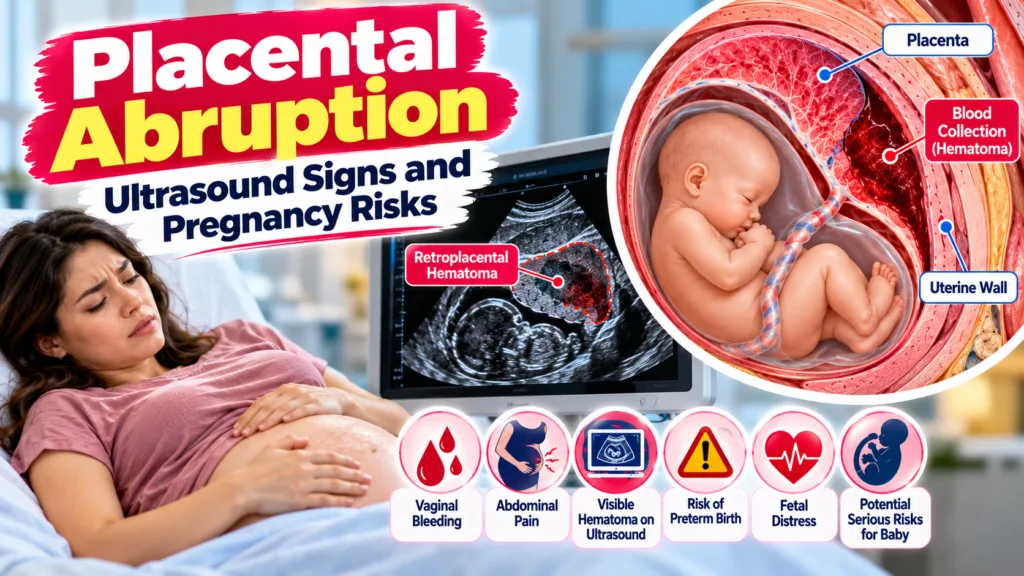 Placental Abruption: Ultrasound Signs and Pregnancy Risks placental abruption ultrasound warning signs