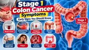 Home stage 1 colon cancer symptoms infographic