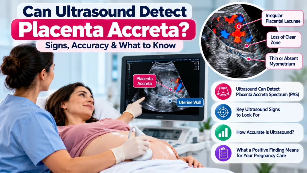 Can Ultrasound Detect Placenta Accreta? ultrasound signs of placenta accreta